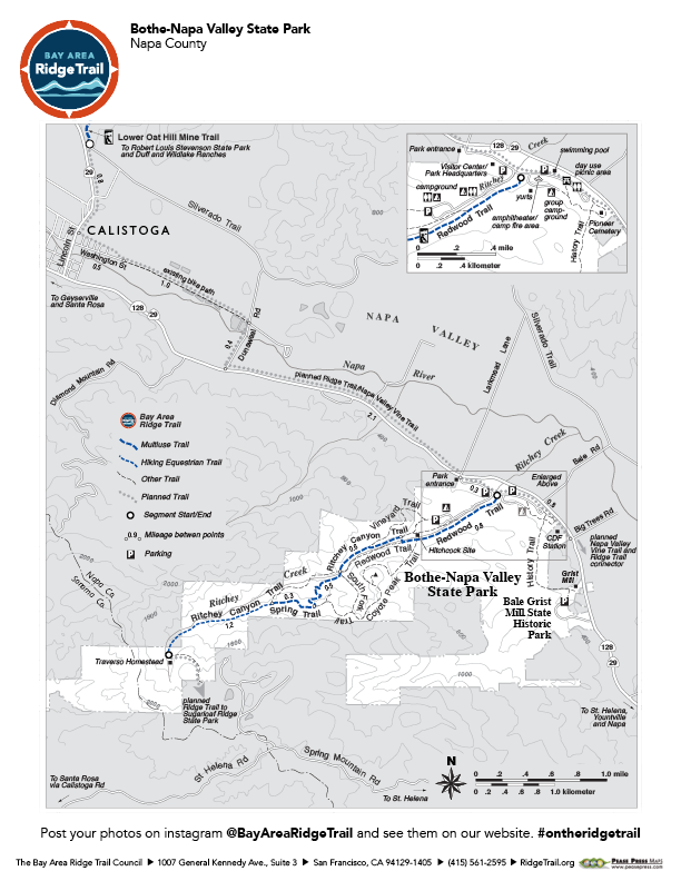 2017 Map Web Bothe-Napa Valley State Park - Bay Area Ridge Trail