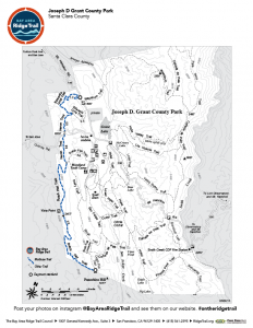 Grant Park Trail Map 2017 Map Web Joseph D Grant County Park - Bay Area Ridge Trail