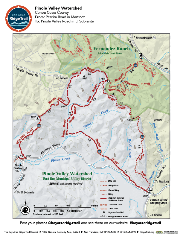 Pinole Valley Watershed | Bay Area Ridge Trail