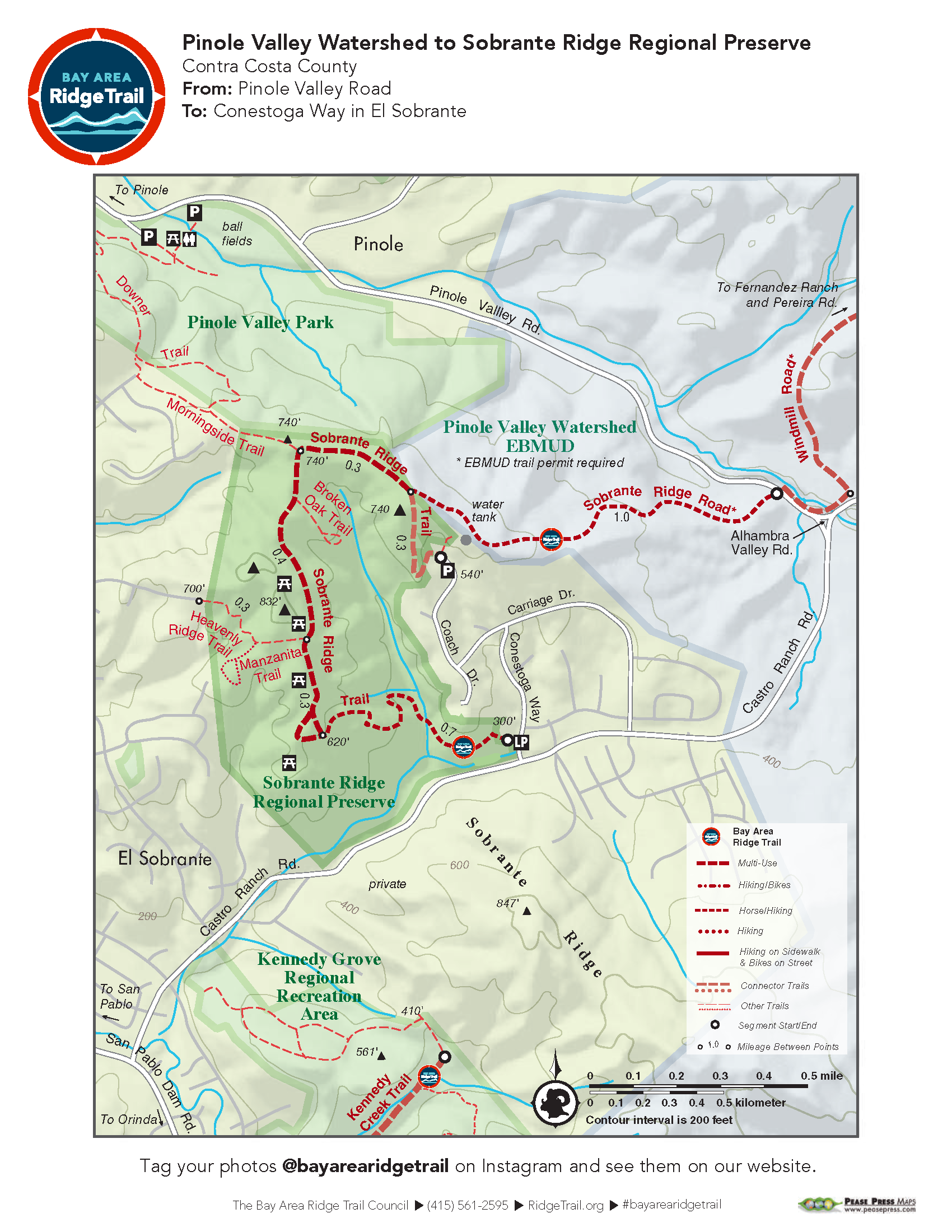 Pinole Valley Watershed to Sobrante Ridge Regional Preserve