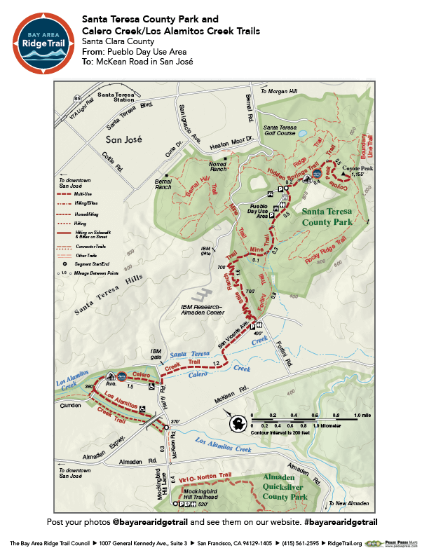 Santa Teresa County Park and Calero/Los Alamitos Creeks Trail | Bay ...