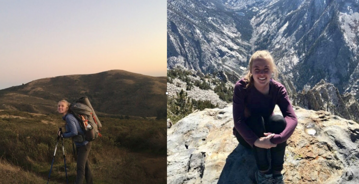 Britney hiking