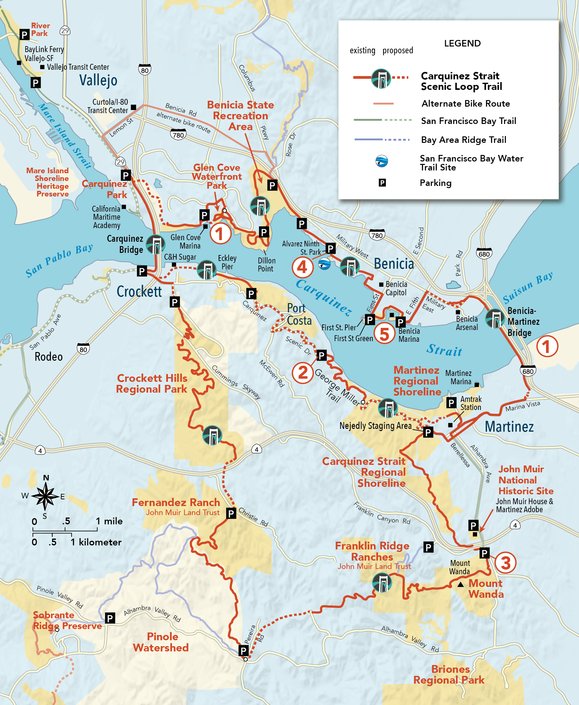 Carquinez Strait Scenic Loop - Bay Area Ridge Trail