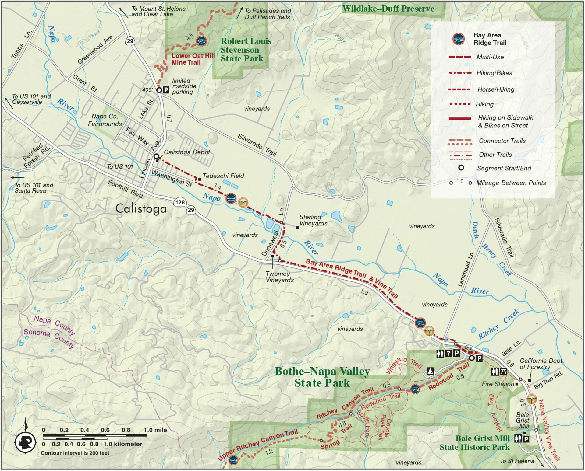 Calistoga Ridge Trail